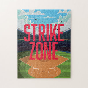 Basebollens Strejka Zon Pussel