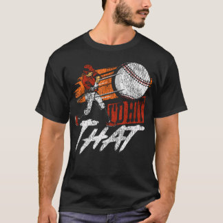Basebollfan slagman vintage jag skulle slå t shirt