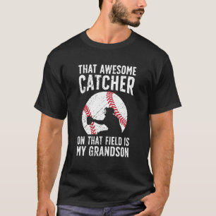 Basebollfångare Mormor Stolt Basebollfångare Morm T Shirt