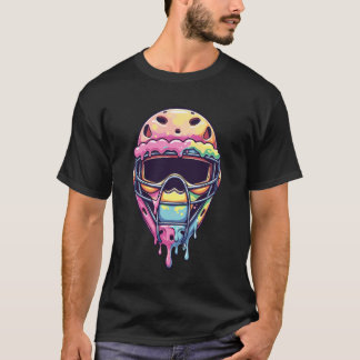 Basebollfans pojkar Catcher Mask Glass Strilar  T Shirt