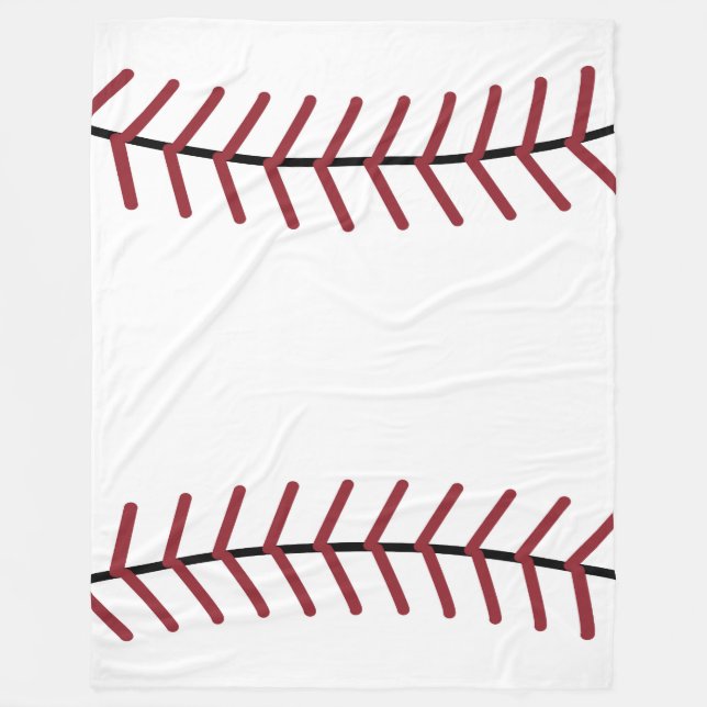 Basebollfilt av fleece (Framsidan)