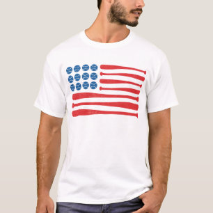 Basebollflagga T Shirt