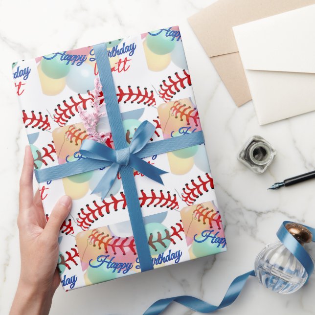 Basebollfödelsedag  presentpapper (Gifting)