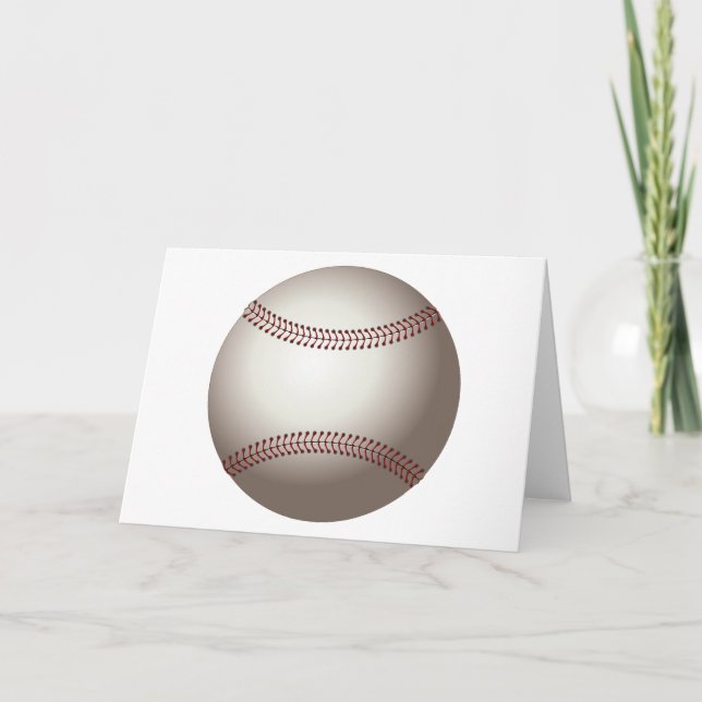 Basebollhälsningskort Kort (Framsida)