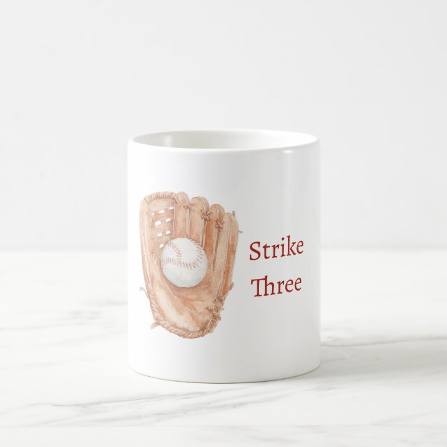 Basebollhandske Strike Tre Kaffemugg (Center)