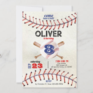 Basebollinbjudan, nybörjare på året inbjudningar