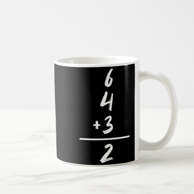 Basebollinspirerad matematik 6 4 3 2 Dubbelspel So Kaffemugg (Höger)