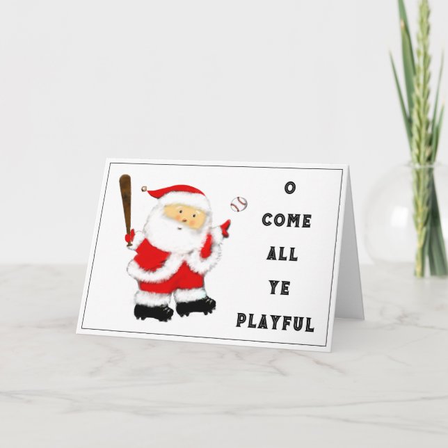 Basebolljul Helgkort (Framsida)