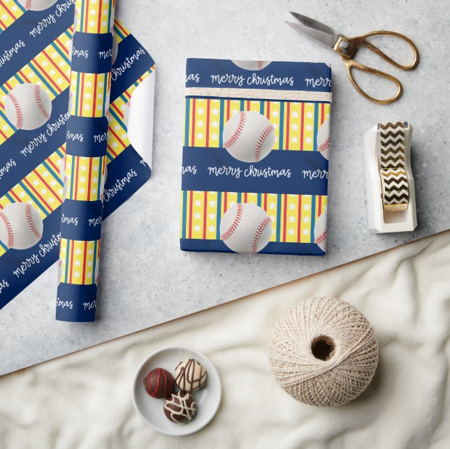 Basebolljul Presentpapper (Hantverk)