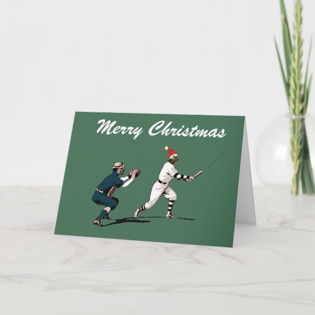 basebolljulkort helgkort (Framsida)