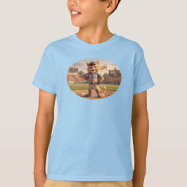 Basebollkatt (fulla färger) - Stödjer ideella orga T Shirt