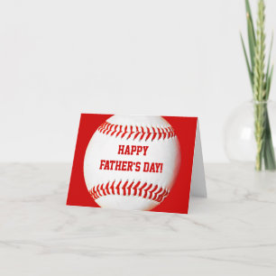 Basebollkortet Lycklig Fars dag Kort