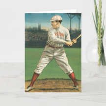 Basebollkortet lycklig Fars dag Vintage