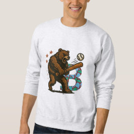 basebolllag B Lång Ärmad Tröja