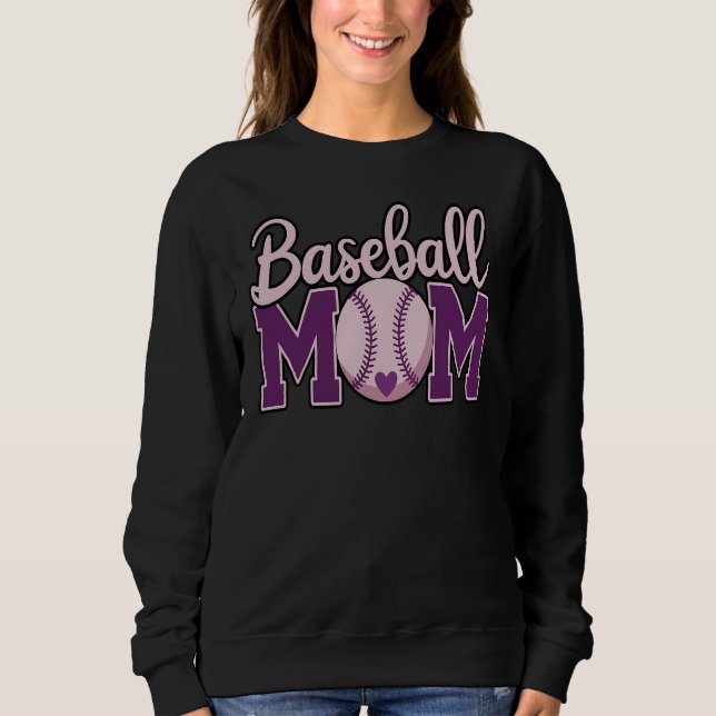 Basebollmamma, Baseboll Speldag T Shirt (Framsida)