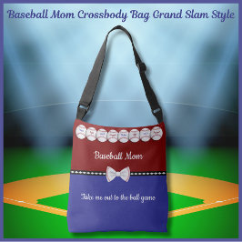 Basebollmamma Crossbody-väska Grand Slam-stil Axelväska