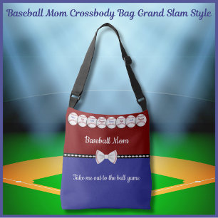 Basebollmamma Crossbody-väska Grand Slam-stil Axelväska