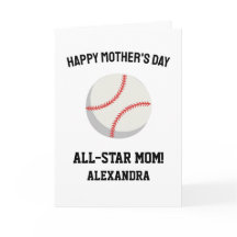 Basebollmamma Glad mors dag