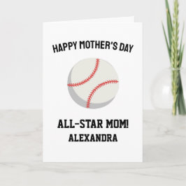 Basebollmamma Glad mors dag Kort
