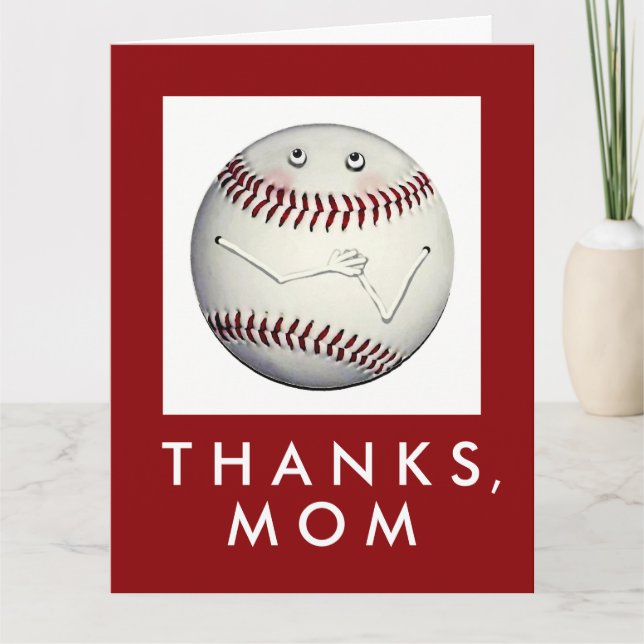 Basebollmamma Kort (Framsida)