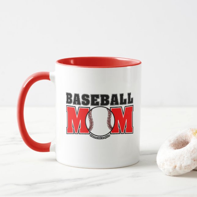 Basebollmamma Mugg (Med munk)