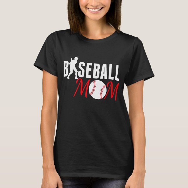 Basebollmamma Tee (Framsida)