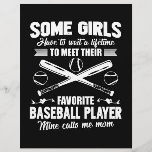 Basebollmamma-tröja Reklamblad