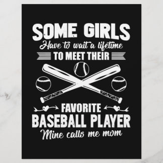 Basebollmamma-tröja Reklamblad