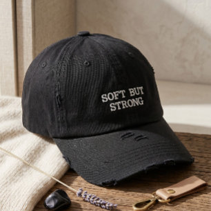Basebollmössa Estetisk jordton typografi Broderad Keps
