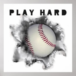 Basebollmotivation Poster