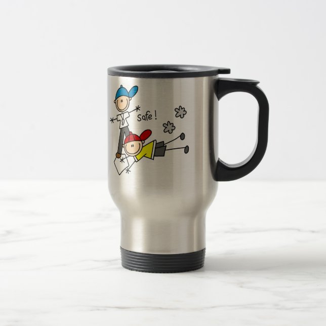 Basebollmugg - Han är säker Resemugg (Höger)