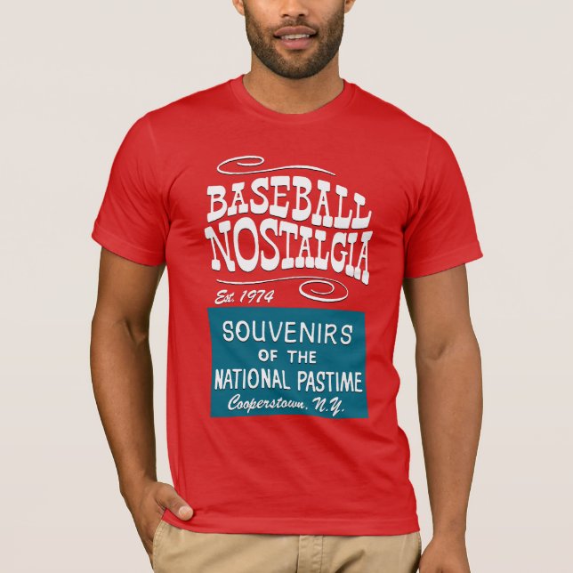 Basebollnostalgia T Shirt (Framsida)
