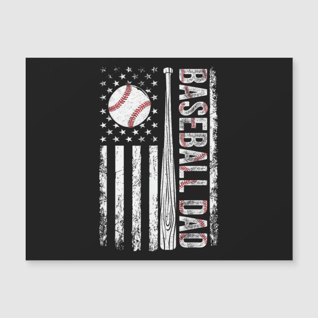Basebollpappa Amerikansk flagga Patriotisk Fars da (Framsida)