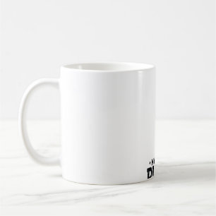 Basebollpappa Favoritspelare Vintage Vektor Design Kaffemugg