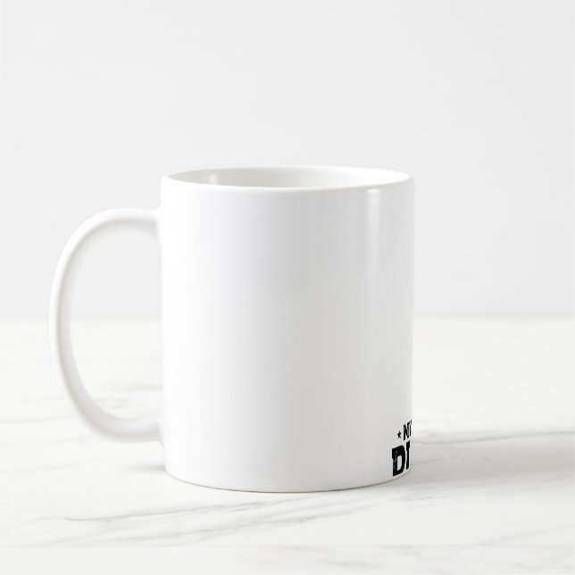 Basebollpappa Favoritspelare Vintage Vektor Design Kaffemugg (Vänster)
