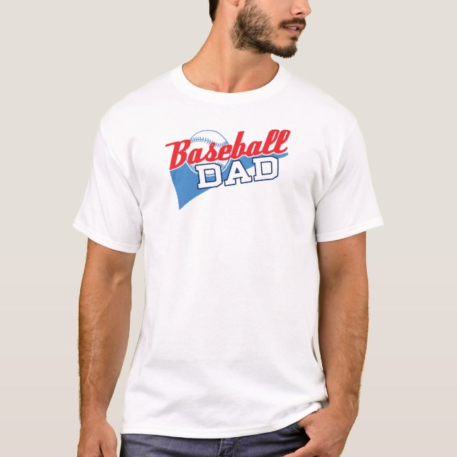 Basebollpappa T Shirt (Framsida)