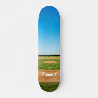 Basebollplan Under Ljusblå Himmel Mini Skateboard Bräda 18,5 Cm