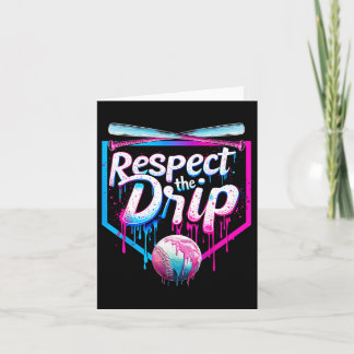 Basebollplansch för Boys Manar Ice Cream Drip Resp Kort