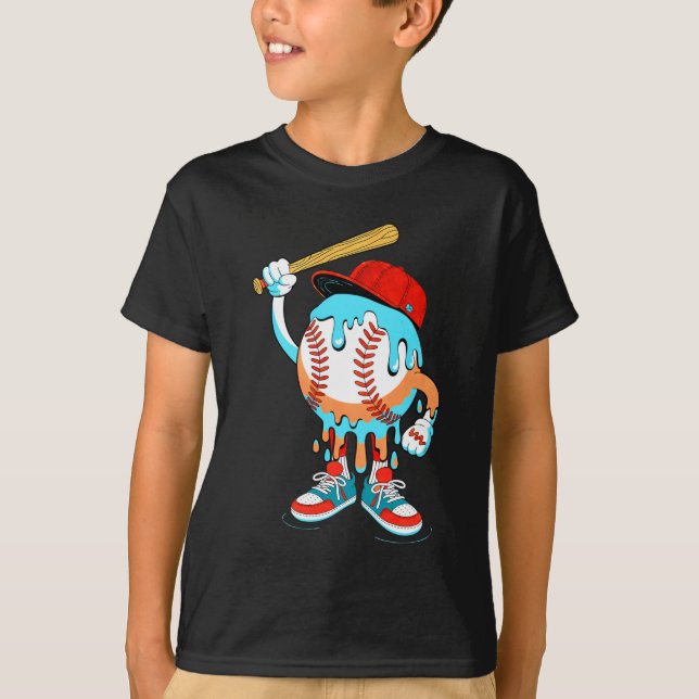 Basebollplansdroppar för GI-droppar T Shirt (Framsida)