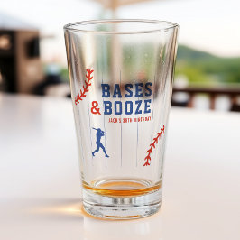 Basebollrandig sportfödelsedagsfest glaskopp