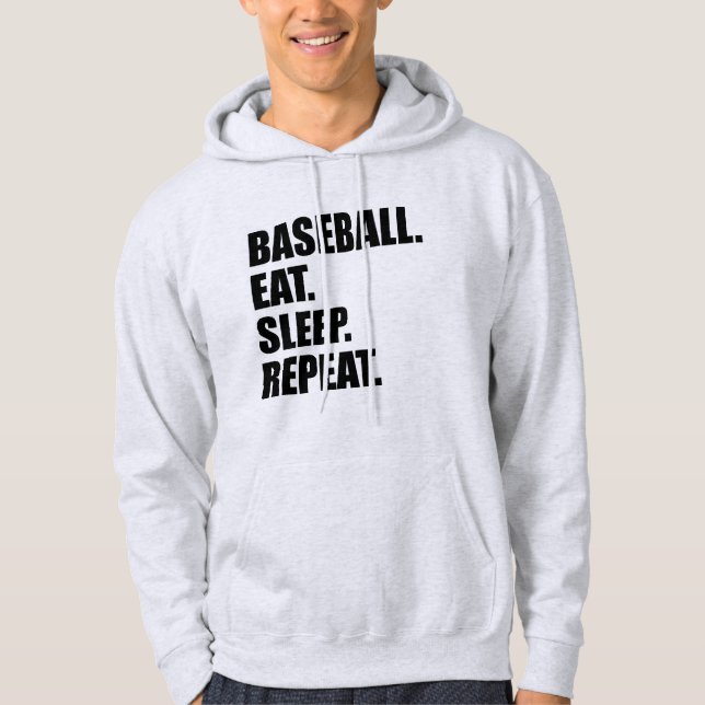 Basebollrutin Hoodie (Framsida)