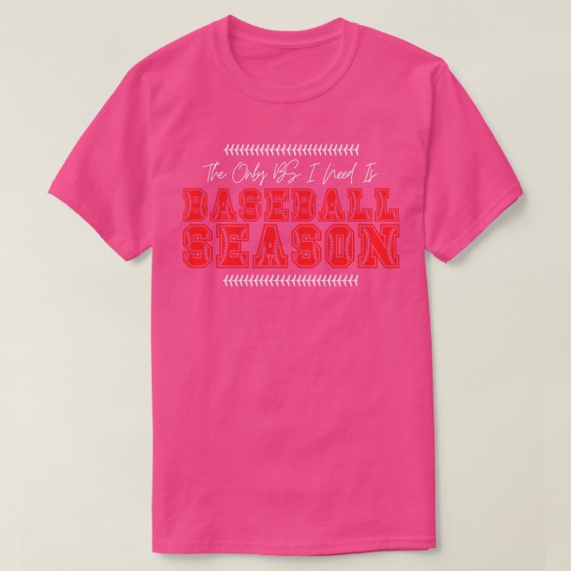 Basebollsäsong 7 t shirt (Design framsida)