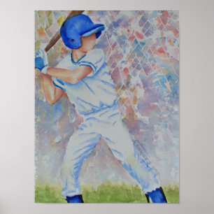 Basebollsbatteri Poster