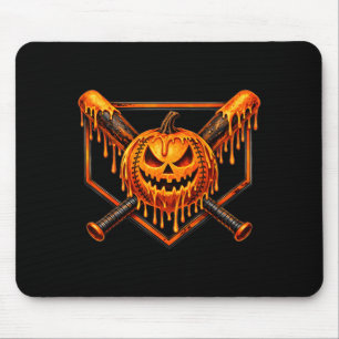 Basebollsdropps pumpa spöklik spöke halloween pojk musmatta