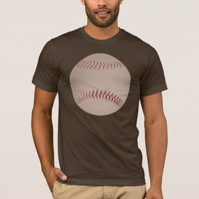 basebollskjorta t-shirt (Framsida)