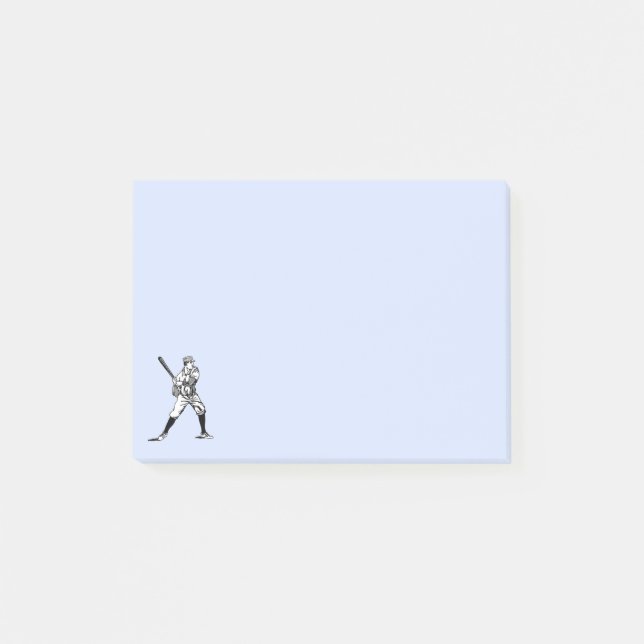 Basebollslagare Post-it Block (Framsida)