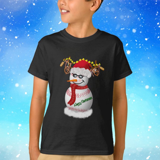 Basebollsnorman dekorerad med populära snacks t shirt (Skapare uppladdad)
