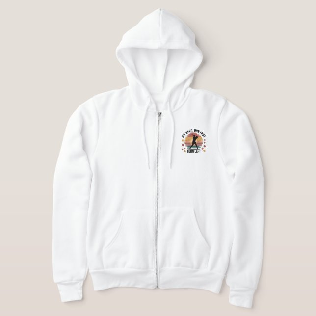 Basebollspelare Slår Hårt Spring Snabbt Sväng Väns T Shirt (Laydown)