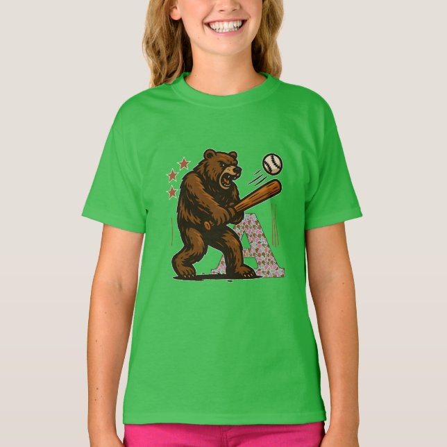 basebollspelare t shirt (Framsida)