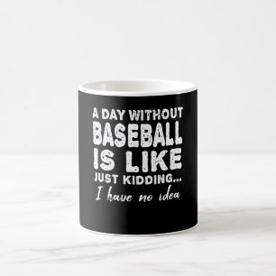 Basebollspelaren Baseball Player Pitcher som säge Kaffemugg
